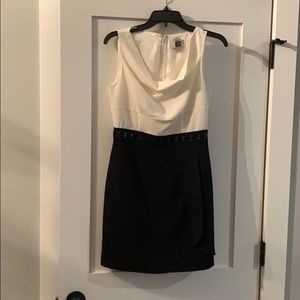 Laundry By Design Cowl Neck Two Tone Dress